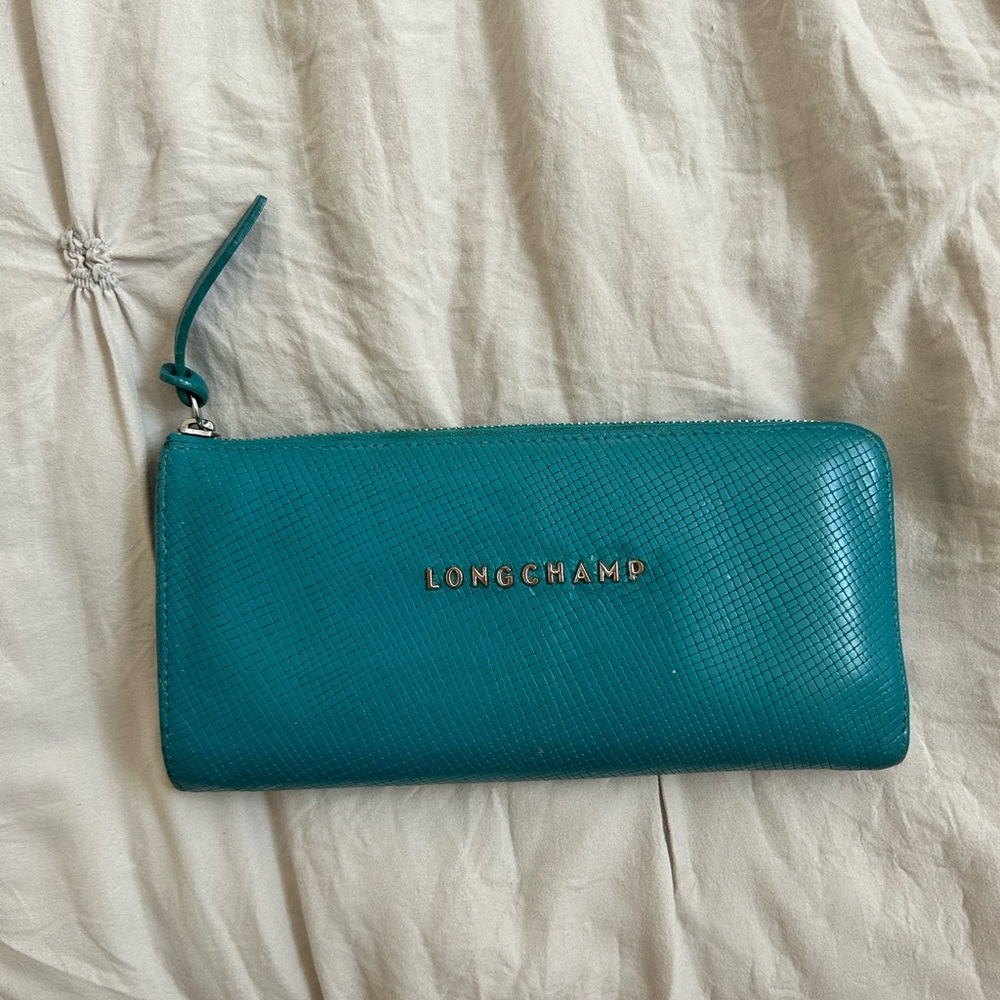 Teal Longchamp Wallet
